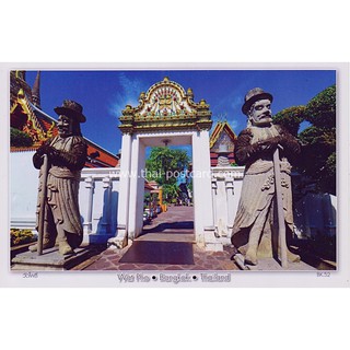 BK52 Postcard โปสการ์ด วิว สถานที่ท่องเที่ยว ประเทศไทย กรุงเทพ วัดโพธิ์