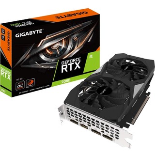 Gigabyte GeForce RTX 2060 6GB OC Edition 2X Windforce Fans, 6GB 192-bit GDDR6 VGA