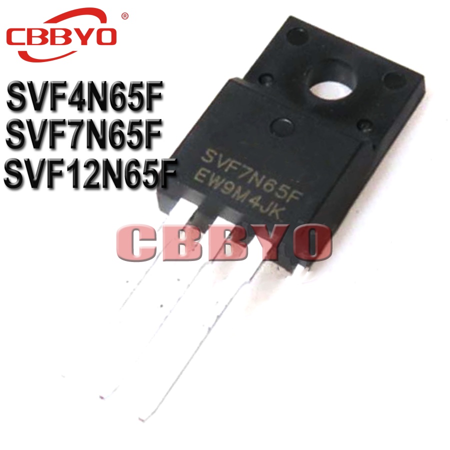 10pcs ยี่ห้อใหม่ svf4n65f svf7n65f svf12n65f 4n65f 7n65f 12n65f to-220f to220f svf4n65 svf7n65 s12n6