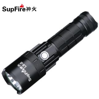 equipped Portable SupFire L6-S US CREE L2 LED 1100 Lumens 10W Rechargeable Waterproof Flashlight ไฟฉาย subfire ไฟฉายแรงส