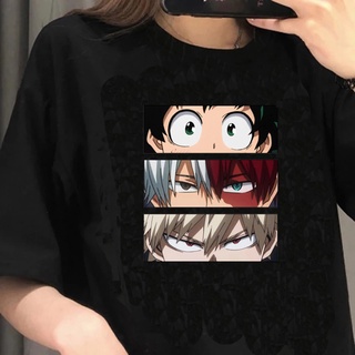 Japanese Anime My Hero Academia T Shirt Men Kawaii Shoto Todoroki Dabi Graphic Tees Cartoon Harajuku Unisex Casual Tshir