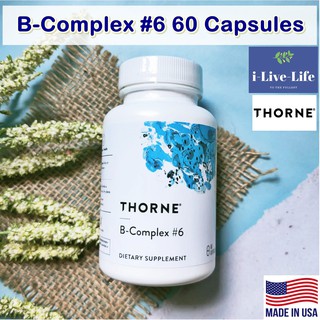 วิตามินบีรวม B-Complex #6 60 Capsules - Thorne Research วิตามินบีคอมเพล็กซ์