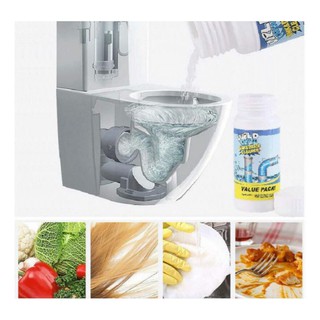 wild tornado sink &amp; drain cleaner ผงสลายละลายไขมันอุตตันในท่อน้ำ 