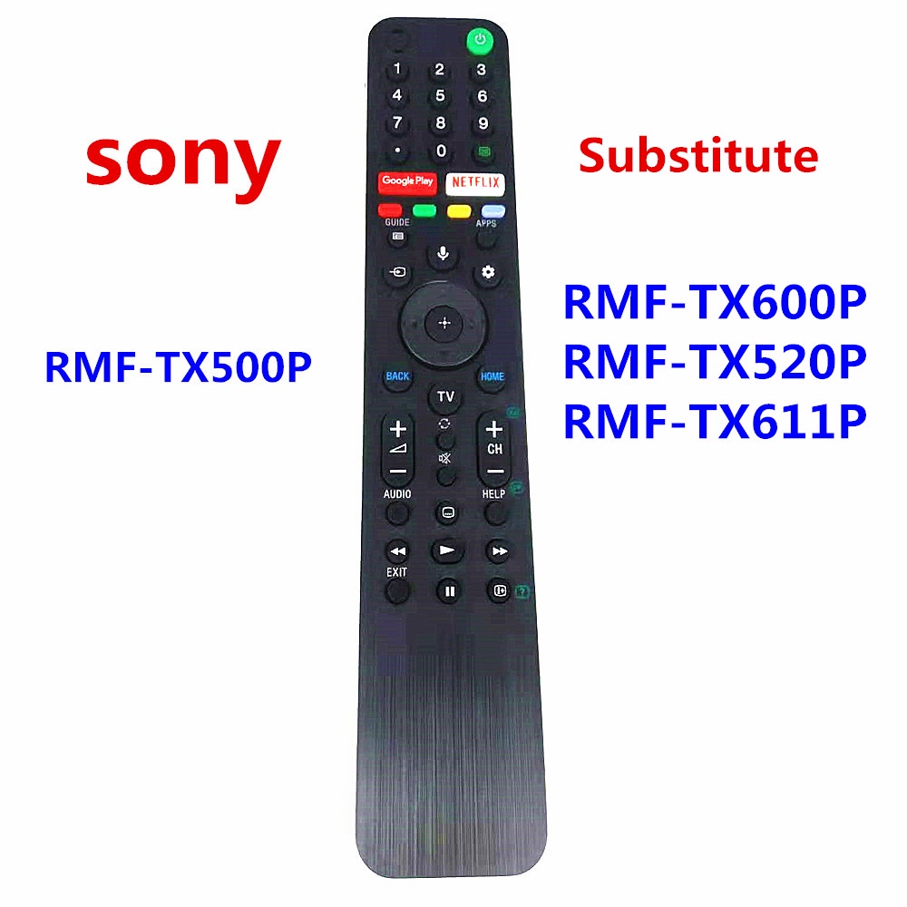 RMF-TX500P รีโมทใหม่พร้อมควบคุมเสียง Netflix Google Play ใช้สําหรับ SONY 4K UHD Android Bravia TV XG
