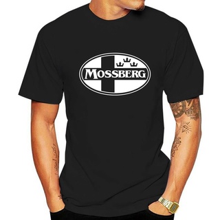 เสื้อยืดพิมพ์ลายแฟชั่น เสื้อยืด พิมพ์ลายกราฟฟิคโลโก้ Mossberg แฟชั่นสําหรับผู้หญิง