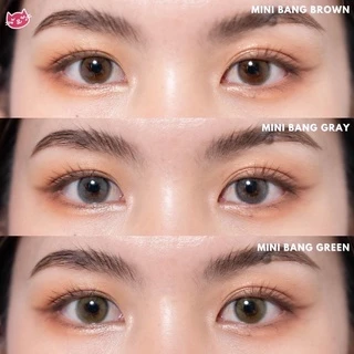 🔥 คอนแทคเลนส์ ✨ขนาดมินิ✨ Mini Bang (kittykawaii) Brown/Gray/Green