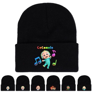 หมวกบีนนี่ หมวกคอสเพลย์ JJ Cocomelon Beanie สไตล์ฮิปฮอป ให้ความอบอุ่น สําหรับเด็ก