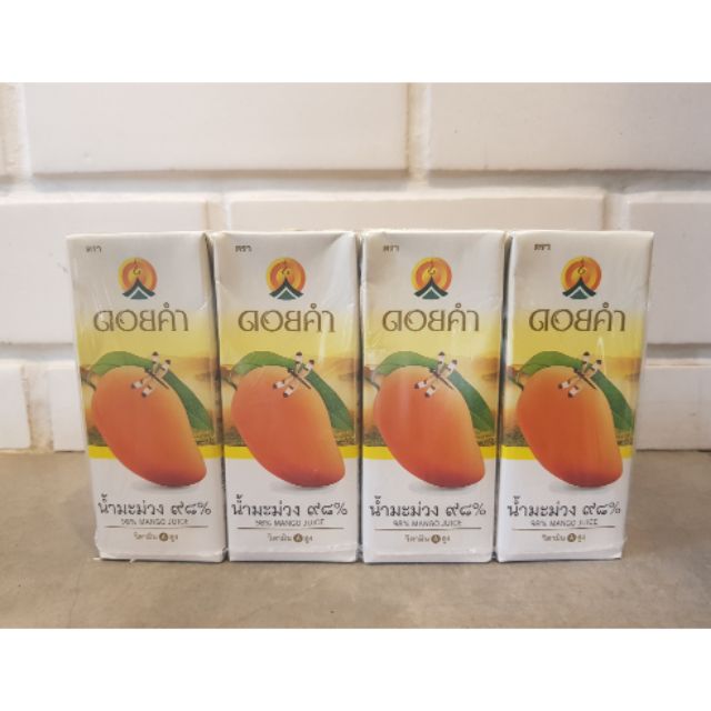 น้ำมะม่วง ดอยคำ ๙๘% (200ml×4กล่อง)