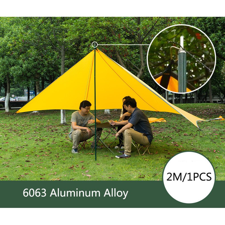 Aluminum Flysheet Tarp Poles เสาอลูมิเนียม เสาฟลายชีท ทาร์ป ถูกที่สุด