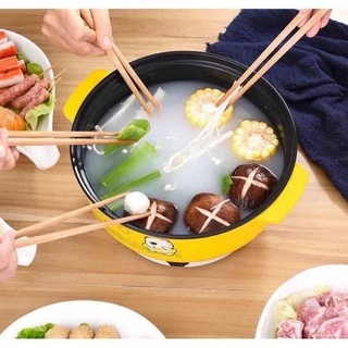 22cm หม้อไฟฟ้า หุง อุ่น ตุ๋น ต้ม นึ่ง แบบเทปล่อน