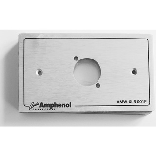 AMW-XLR-001P Amphenol แผ่นเพลท Audio Outlet Panel for XLR 1 Port ยี่ห้อ แอมฟีนอล