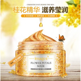 BIOAQUA Natural Plant Face Mask Osmanthus And Rose Petals