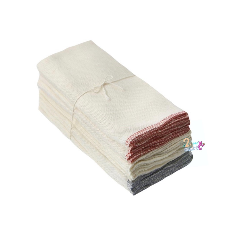 ผ้าเช็ดแก้ว เช็ดจาน ผ้าเช็ดโต๊ะ เช็ดครัว ผ้าอเนกประสงค์ มี 2 ขนาด (ราคา/ผืน)