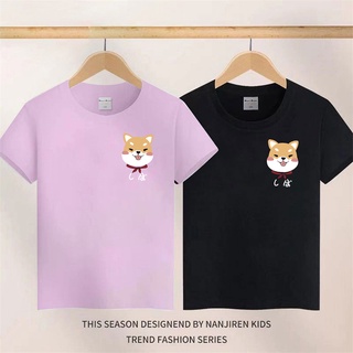 *K-2217-SHORT*เสื้อยืดแขนสั้นเด็กสไตส์เกาหลี สกรีนลายการ์ตูนน่ารักใส่ได้ทั้งหญิงและชาย ผ้าโพลีเอสเตอร์ ใส่สบาย ปลีก-ส่ง