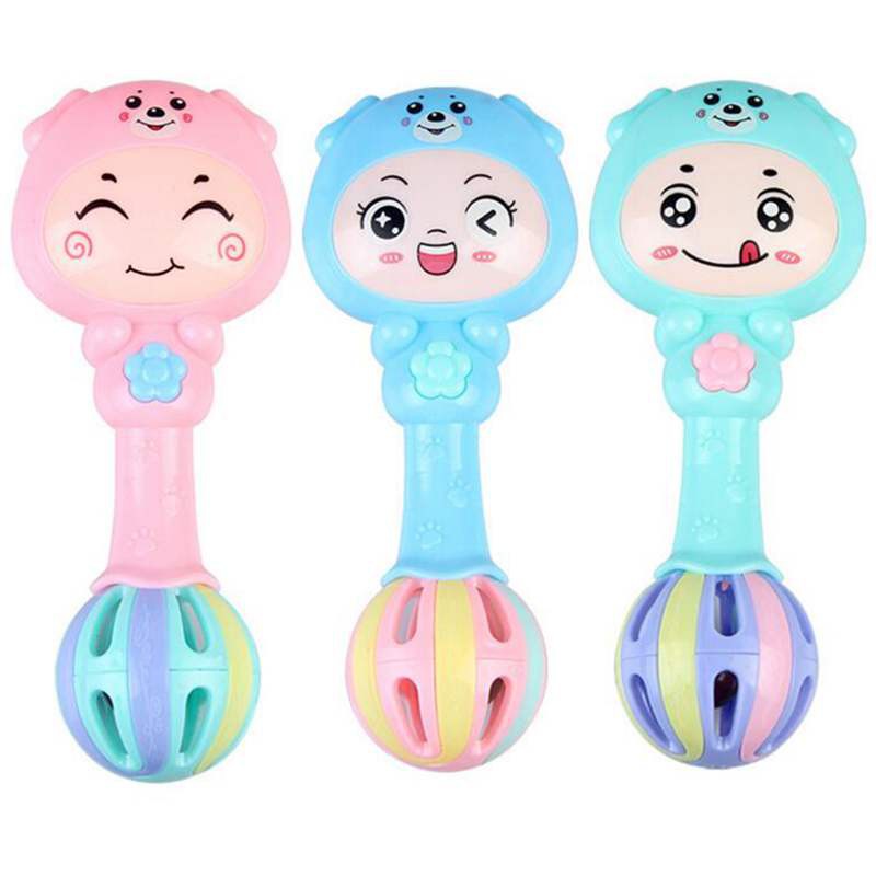 ของเล่น กระดิ่งมือจับ สำหรับเด็กทารก 0-12 เดือน