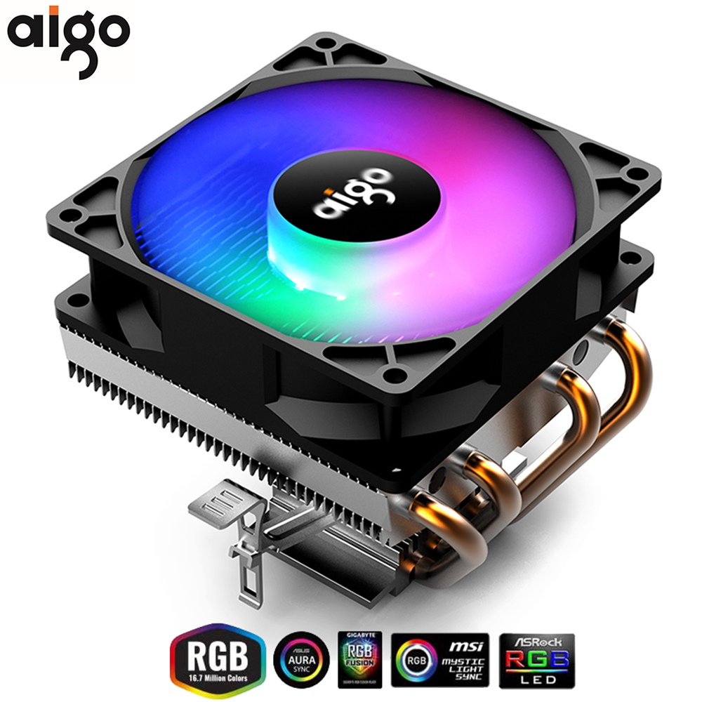Aigo CPU Cooler 4 Heatpipe CPU Cooling TDP 280W 3Pin Fan PC Cooling ...