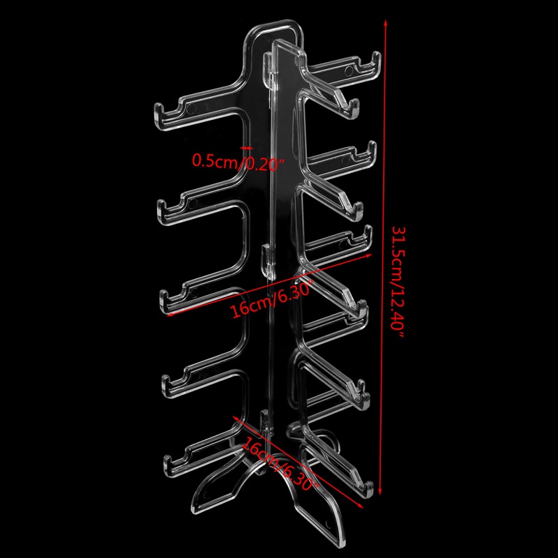 Sky สะดวก 5 ชั้นแว่นตาแว่นตากันแดดแสดงขาตั้งสําหรับ Home Shop