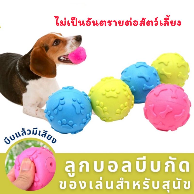Fidoz​ factory​ ยางขัดฟันสุนัข​ ลูกบอลกัดเล่นสุนัข​ หมา​ บอลมีเสียงสำหรับสุนัข