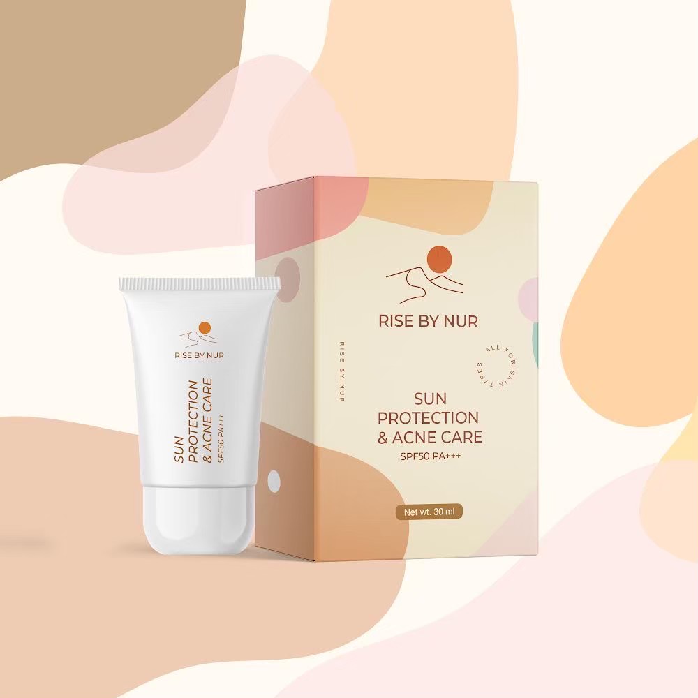 ครีมกันแดด rise by nur sun protection & acne care spf 50 pa+++