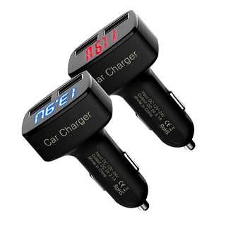 4 in 1 3.1 A Dual USB อะแดปเตอร์ที่ชาร์จในรถยนต์