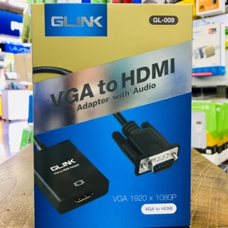 GL-009 VGA to HDMI Adapter with Audio Glink