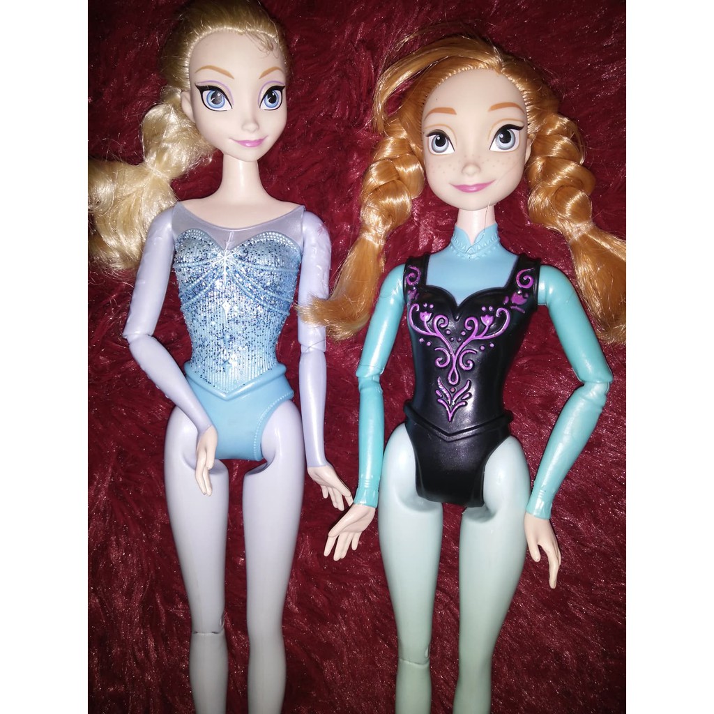 ตุ๊กตาบาร์บี้ เจ้าหญิงดิสนีย์ เอลซ่า และ อันนา งานปี 2013 งานลิขสิทธิ์แท้จาก Mattel (Barbie Disney Frozen)