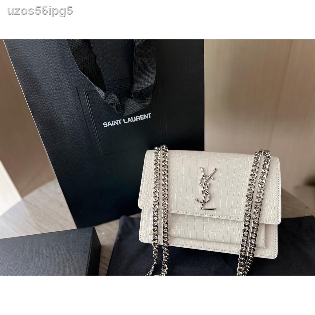 With Box Yves Saint laurent Sunset Bag Chain Ladies Handbag Fashion