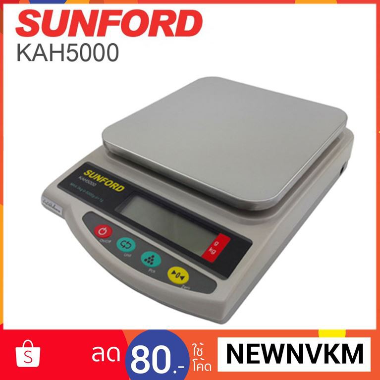 เครื่องชั่งดิจิตอล Sunford KAH 5000 (5 kg/1 g)