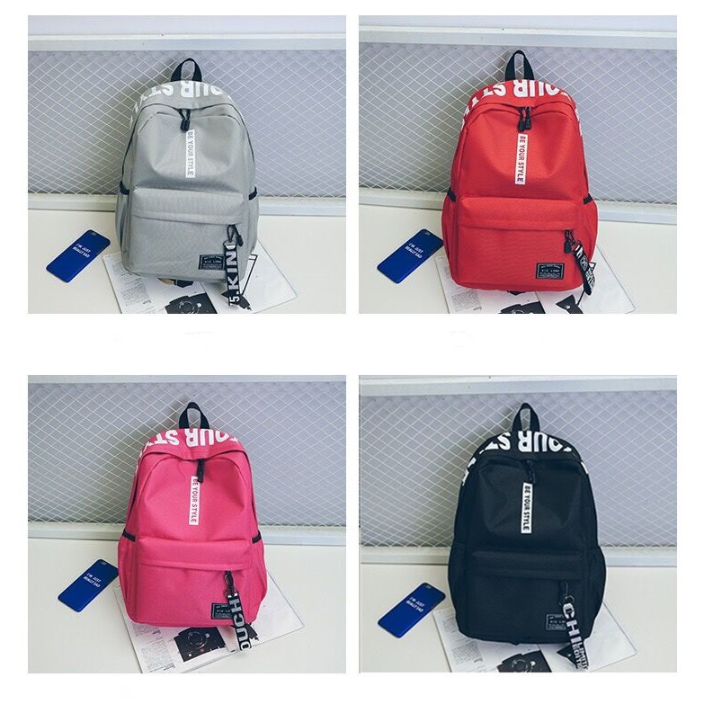 ✅ พร้อมส่ง ในไทย ถูกที่สุด ✅ กระเป๋าเป้เล็ก เเฟชั่นจากเกาหลี  จุของได้เยอะ รับน้ำหนักได้ดี ราคา ถูกที่สุด ดีลบีเคเค แกลเลอรีภาพที่ 7