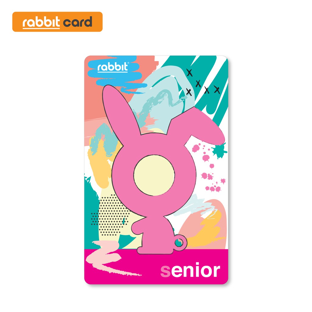 [Physical Card] Rabbit Card บัตรแรบบิทพิเศษสำหรับผู้สูงอายุ (3C003)