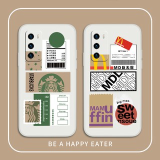 เคสโทรศัพท์มือถือ ซิลิโคน กันกระแทก ลาย Starbucks สําหรับ Samsung Galaxy S21 S20 Plus Ultra FE