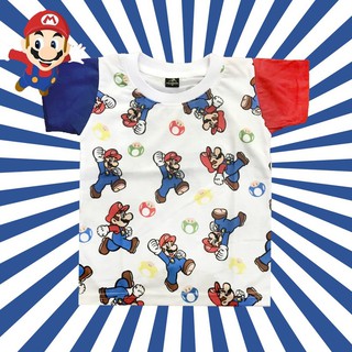 #เสื้อเด็ก mario มาริโอ้ #เสื้อมาริโอ้ #เสื้อเด็กลายมาริโอ้