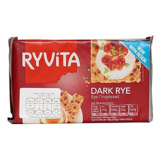 Ryvita Crispbread Dark Rye 250g  ไรย์วิต้าดาร์คไรย์ข้าวอบกรอบชนิดแผ่น 250กรัม