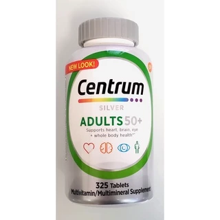 Centrum Silver Adults 50+(แพคเก็จใหม่) จำนวน 325 เม็ด Exp.10/27