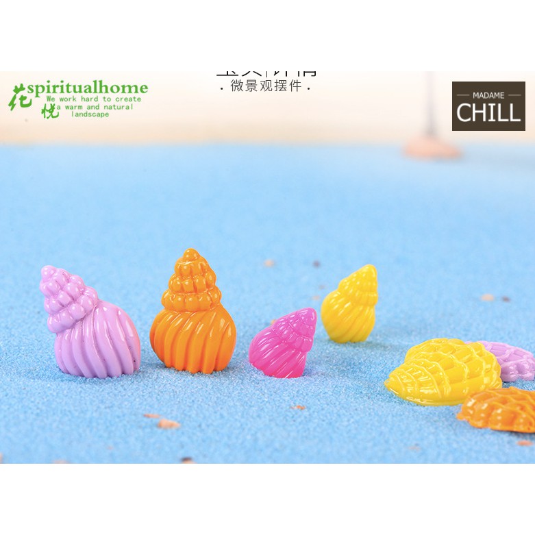 [MC164] ตุ๊กตุ่นจิ๋ว หอยหลากสีสัน (1 ตัว ราคา 5, 9 บาท)