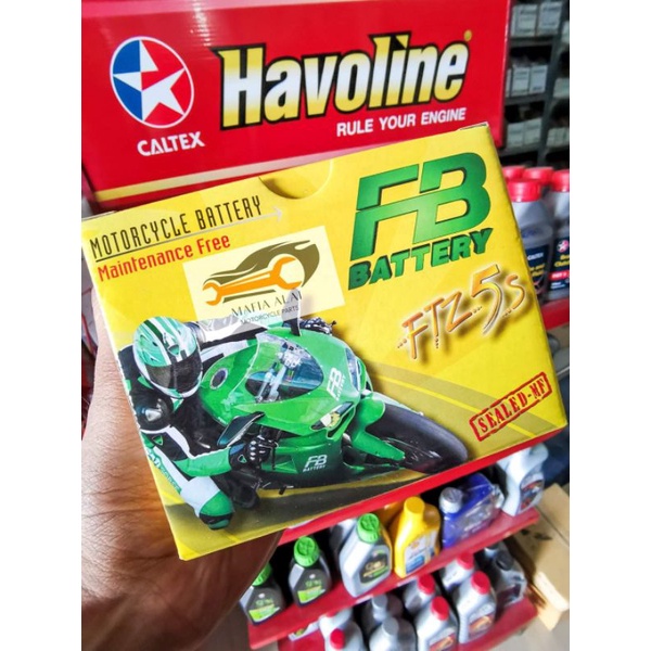FB GEL BATTERY แบตเตอรี่แห้ง มอเตอร์ไซค์  รุ่น FTZ5S เบอร์ 5 (12V5AH)