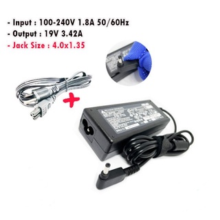 สายชาร์จโน๊ตบุ๊ค เอซุส Adapter ASUS 19V 3.42A 4.0*1.35