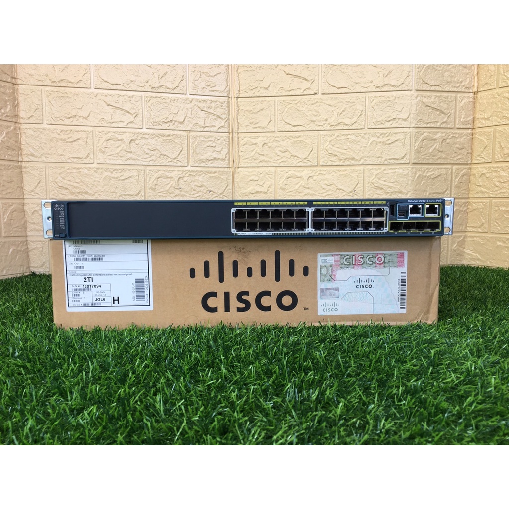 Switch Cisco Catalyst 2960-S Series PoE+ ((มือสองพร้อมใช้งาน))