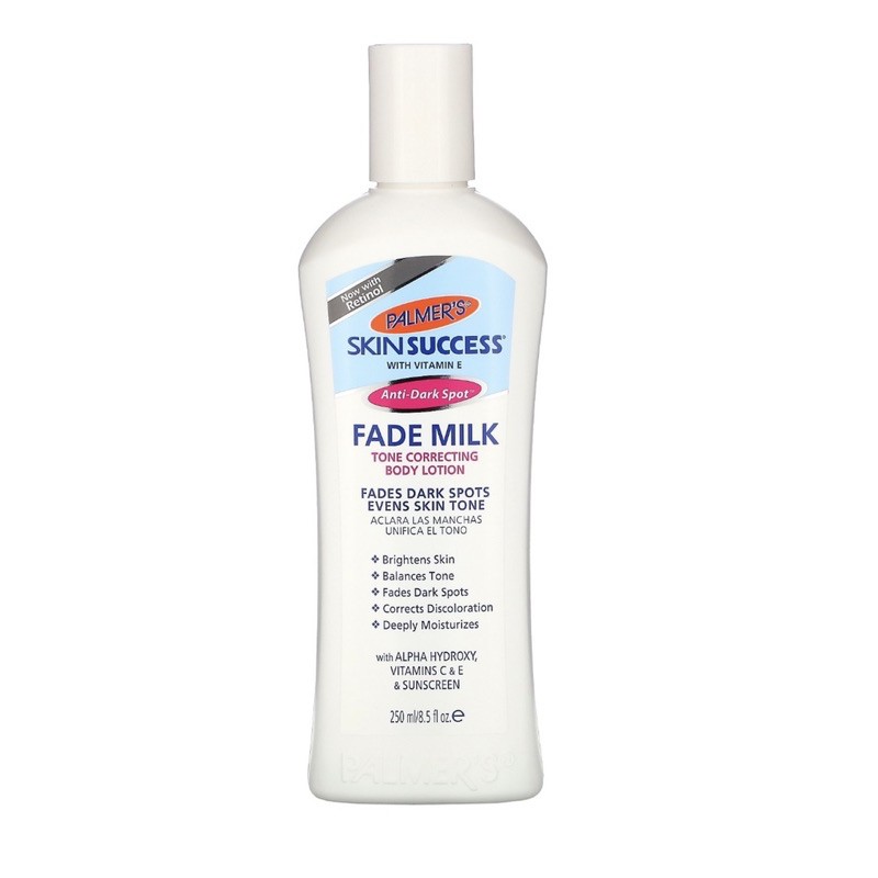 palmer’s skin suscess fade milk 250 ml