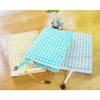 ปกผ้าใส่หนังสือนิยาย Lady Gingham (แคนวาส/คอตตอน)