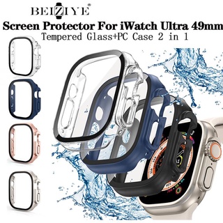 beiziye พร้อมส่งจากไทย Case ใช้สำหรับ iWatch Series  Ultra 49 มม .พร้อมกระจกกันรอยหน้าจอ คลุมรอบด้านi