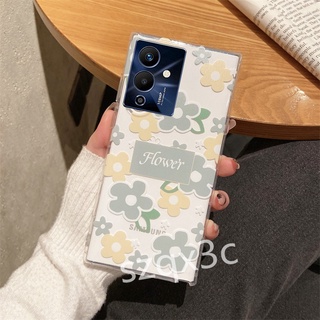 พร้อมส่ง เคสโทรศัพท์มือถือ ซิลิโคนนิ่ม TPU ใส ลายดอกไม้ สําหรับ Infinix Note 12 G96 12 G88 12 Pro 5G 12 Pro 4G 12 VIP 11 Note12 Pro 5G