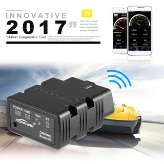 🌹 Konnwei KW902 ELM327 OBD2 เครื่องมือสแกนเนอร์วินิจฉัยรถยนต์ เชื่อมต่อบลูทูธ