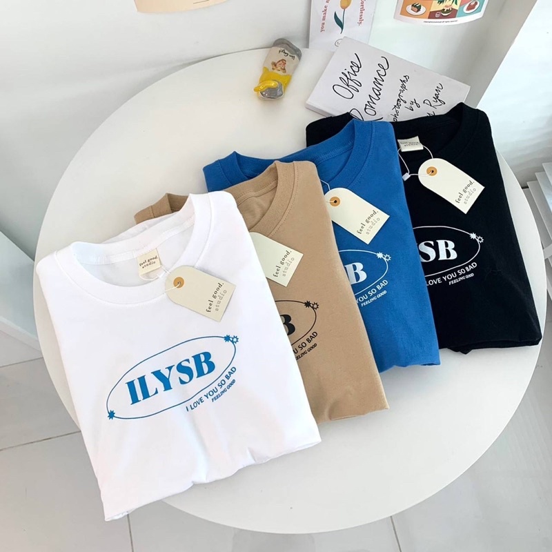 Sugarbeetshop | F29 ILYSB เสื้อโอเวอร์ไซต์ oversize เสื้อยืดผ้า cotton
