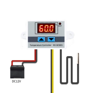 10 A 12V 24V 220 Vac เครื่องควบคุมอุณหภูมิดิจิตอล Led Xh - W3001 สําหรับ Arduino Cooling Switch Thermostat Ntc Sensor