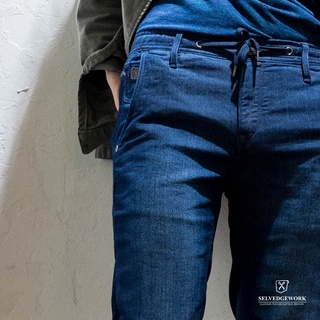 Selvedgework-Dark Blue :  Jogger  Jeans 01