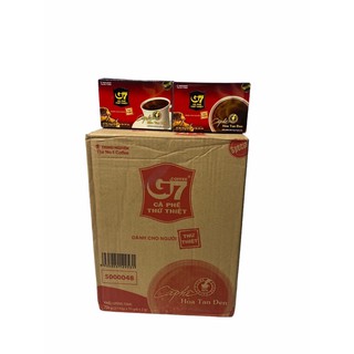 กาแฟดำ G7 COFFEE 2IN1( จี7) 720g สินค้านำเข้าจากเวียดนาม..1ลัง/บรรจุ 12กล่อง/จำนวน 180ซอง ราคาส่ง ยกลัง สินค้าพร้อมส่ง!!