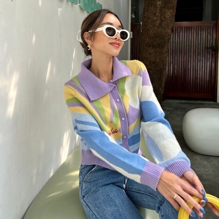 Rachelle pastel knit sweater  เสื้อ Sweater (คาร์ดิแกน)