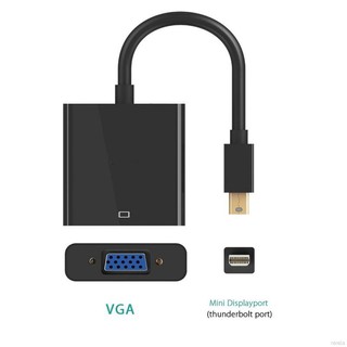 Mini DP to VGA อะแดปเตอร์แปลงสายเคเบิ้ลสำหรับคอมพิวเตอร์ HDTV Monitor Projector LCD