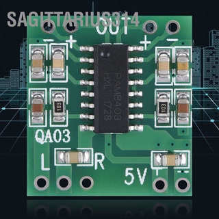 Sagittarius314 โมดูลขยายเสียงดิจิทัล 3W+3W Type D 2.5V-5.5V ขนาดเล็กมาก 6 ชิ้น